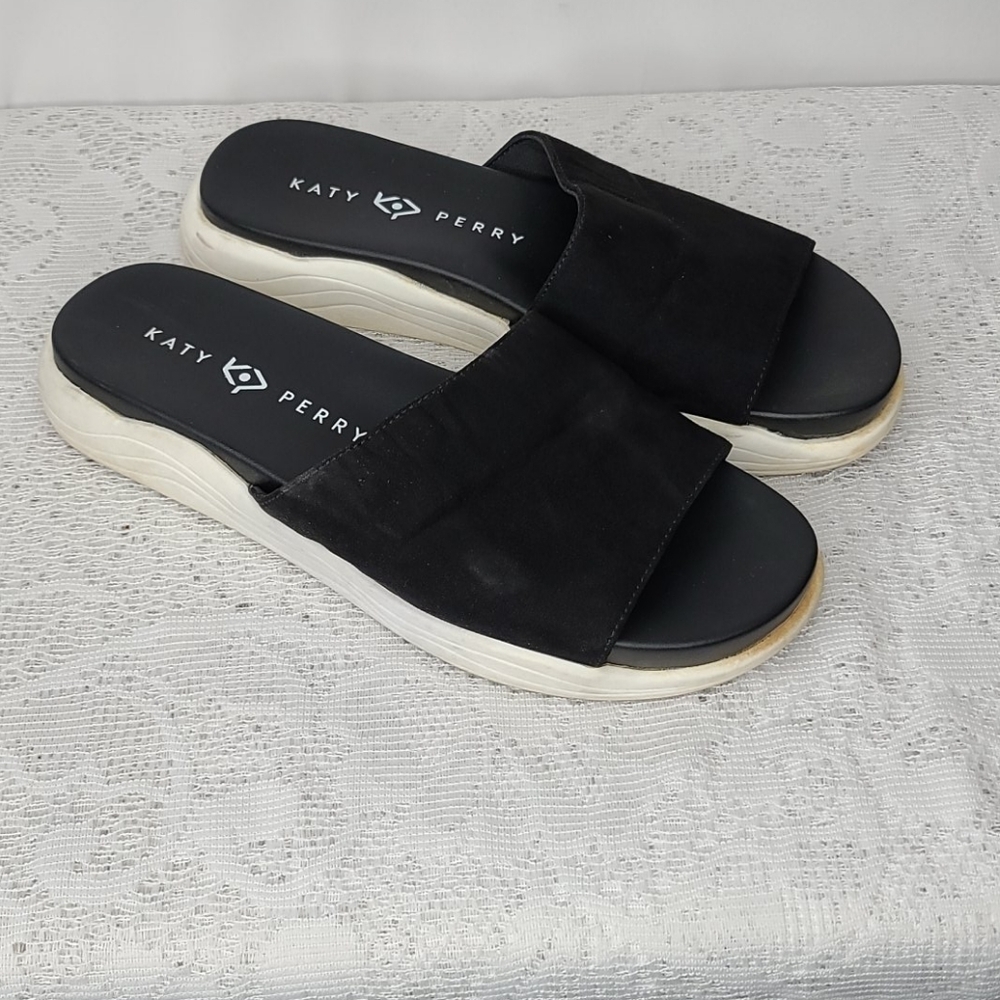 Katy Perry The Phoebe slip on platform sandals slides 7.5